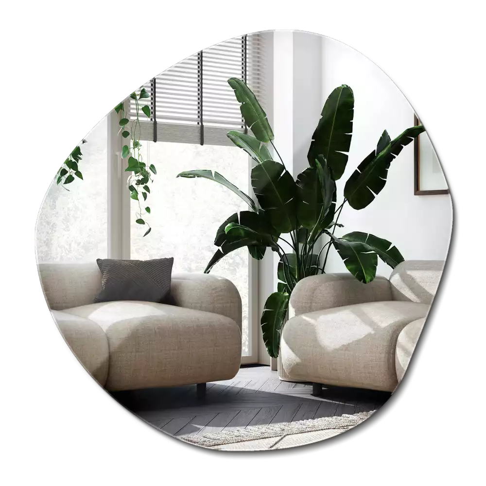 Espelho irregular decorativo