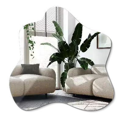 Espelho irregular mancha