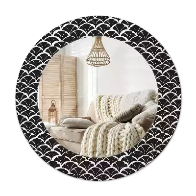 Espelho decorativo redondo Escalas orientais