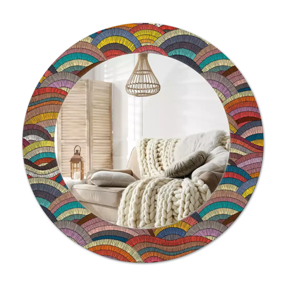 Espelho redondo decorativo Ornament