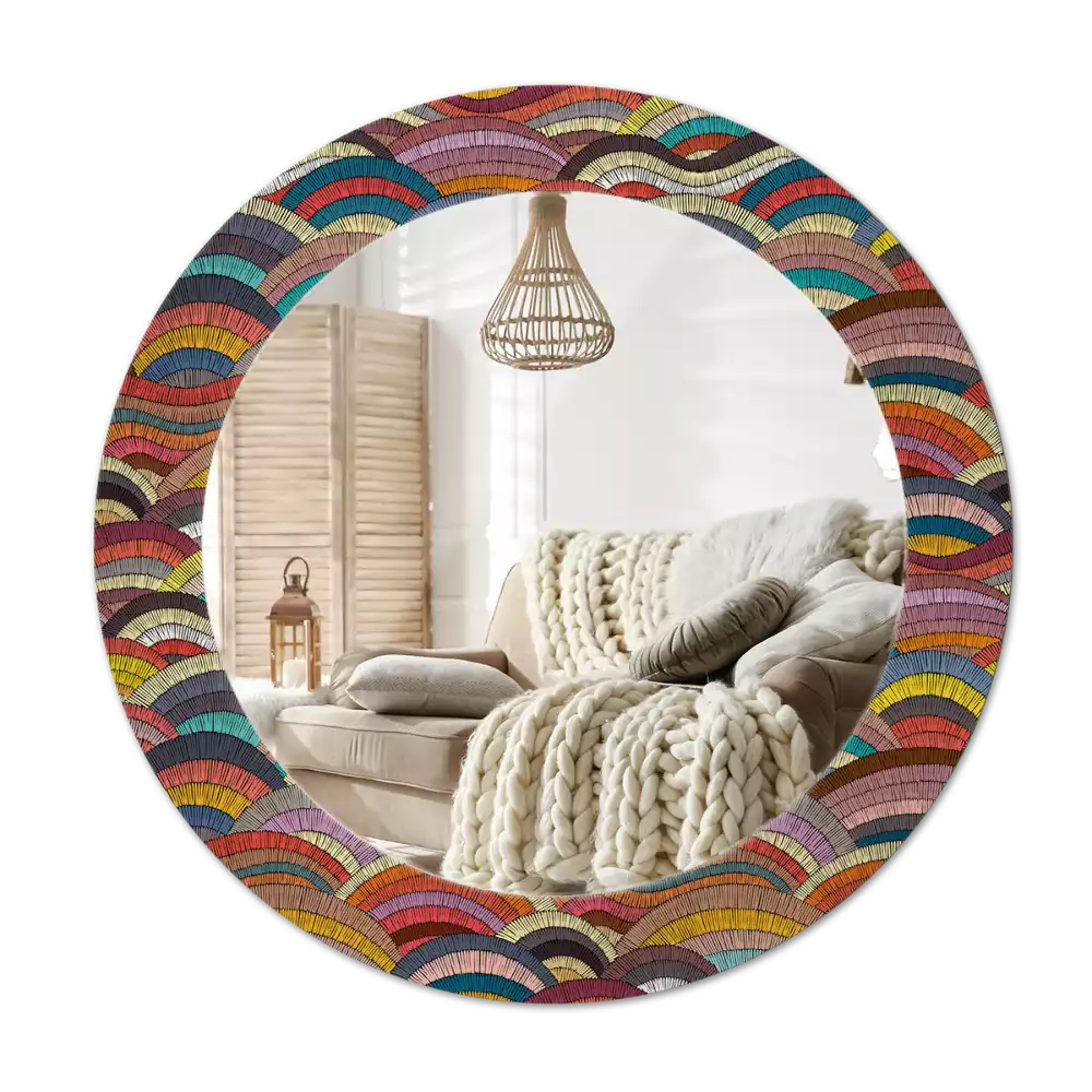 Espelho redondo decorativo Ornament