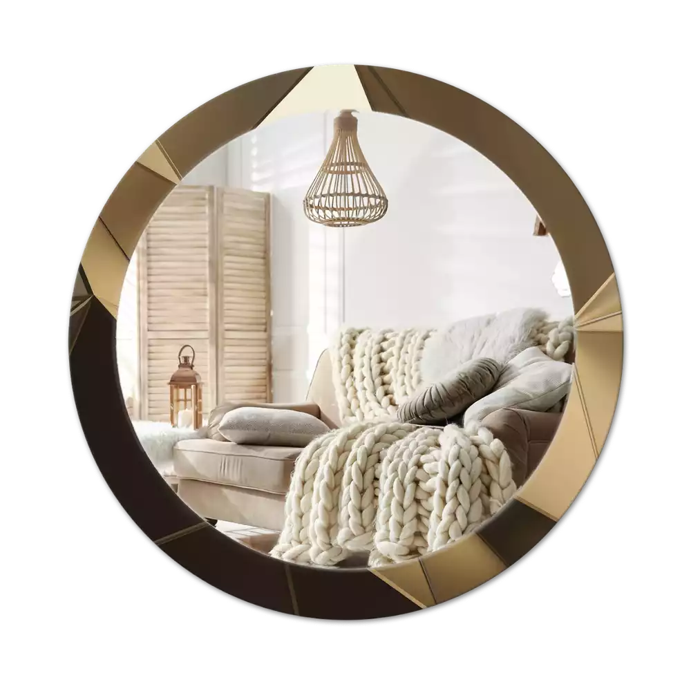 Espelho redondo decorativo Abstração moderna