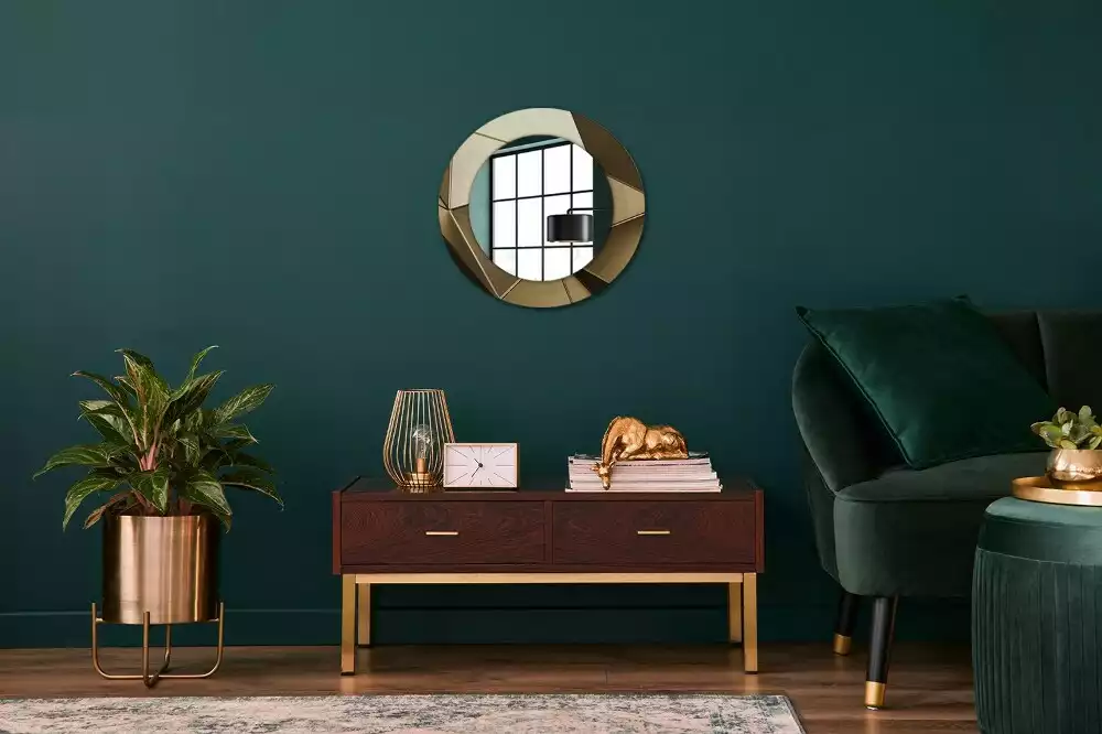 Espelho redondo decorativo Abstração moderna