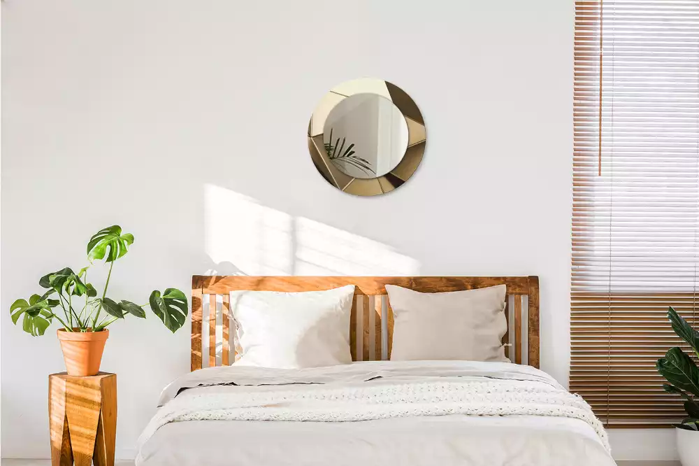 Espelho redondo decorativo Abstração moderna