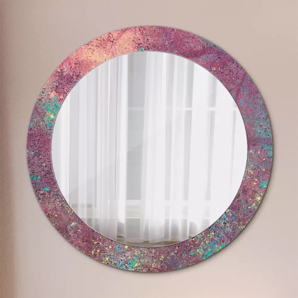Espelho redondo decorativo Festival de cores