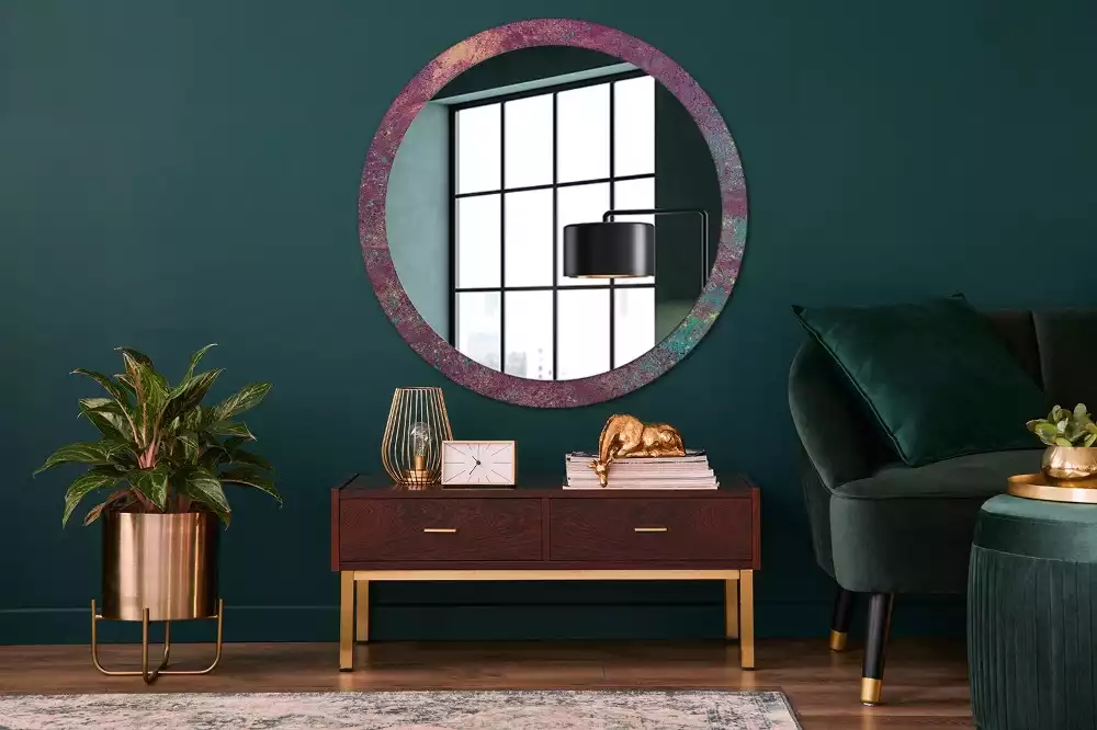 Espelho redondo decorativo Festival de cores