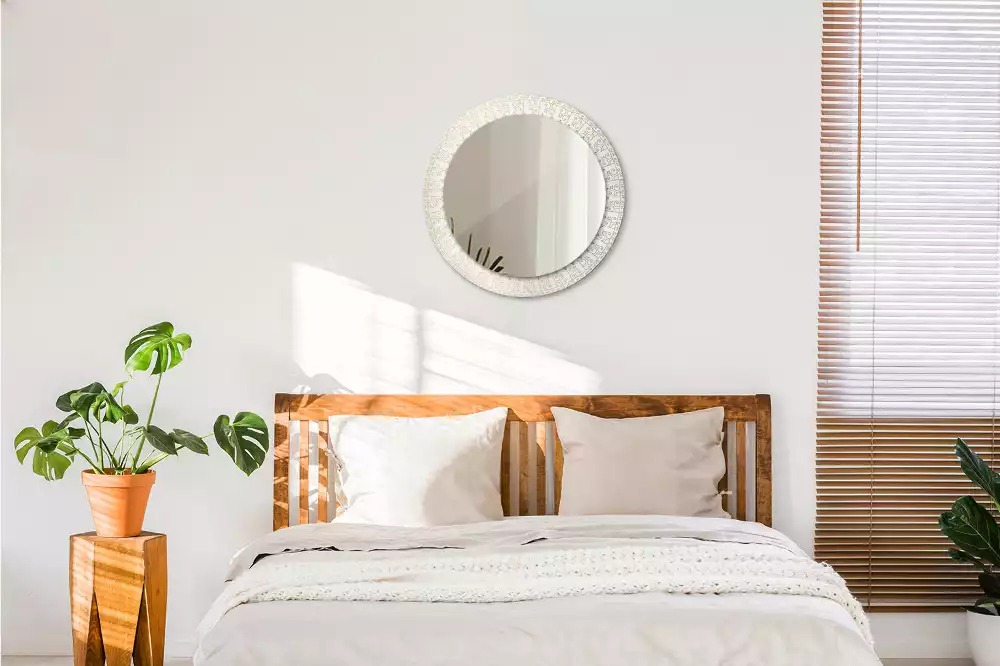 Espelho redondo decorativo mandala indiana