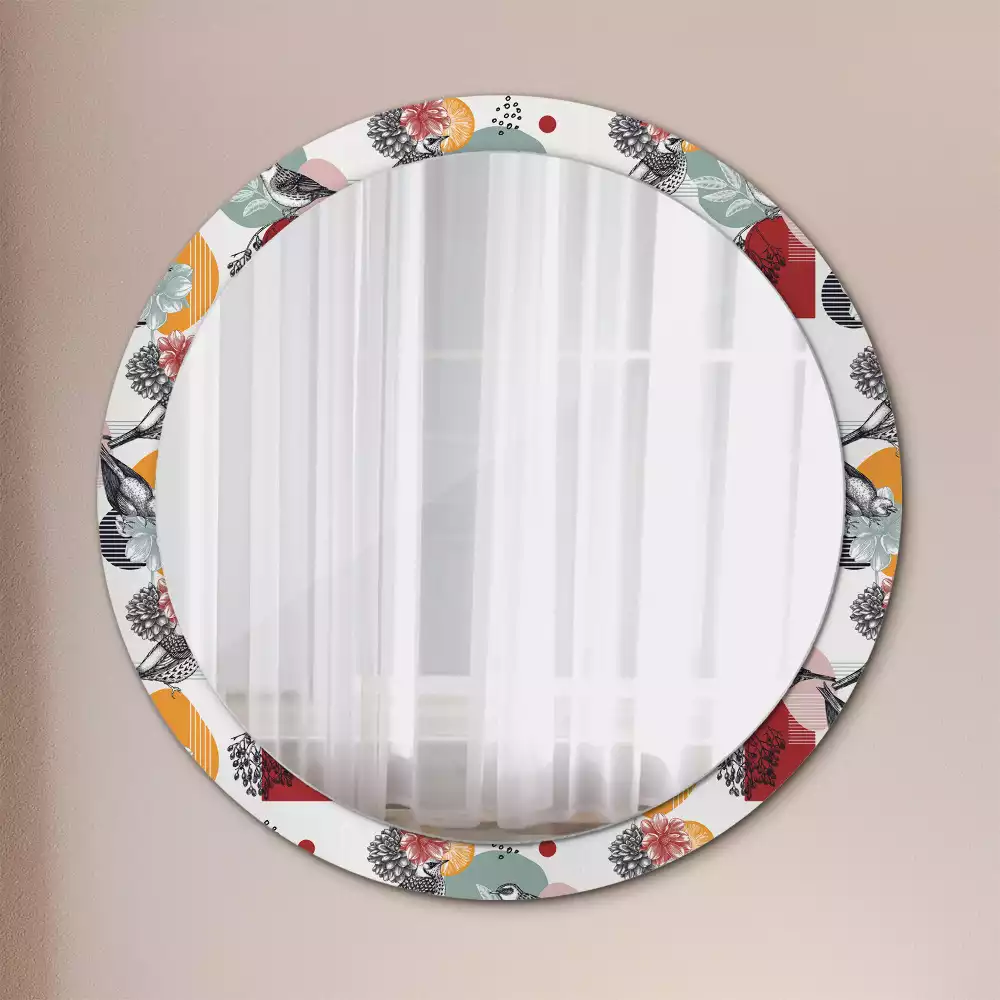 Espelho redondo decorativo Patki Vintage