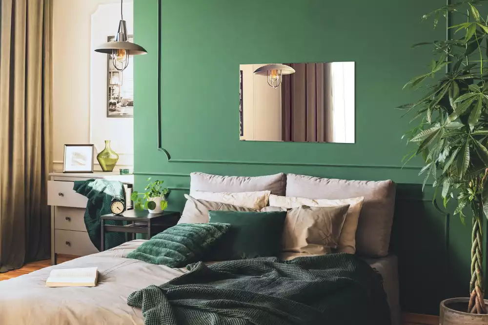 Espelho retangular sem moldura moderno