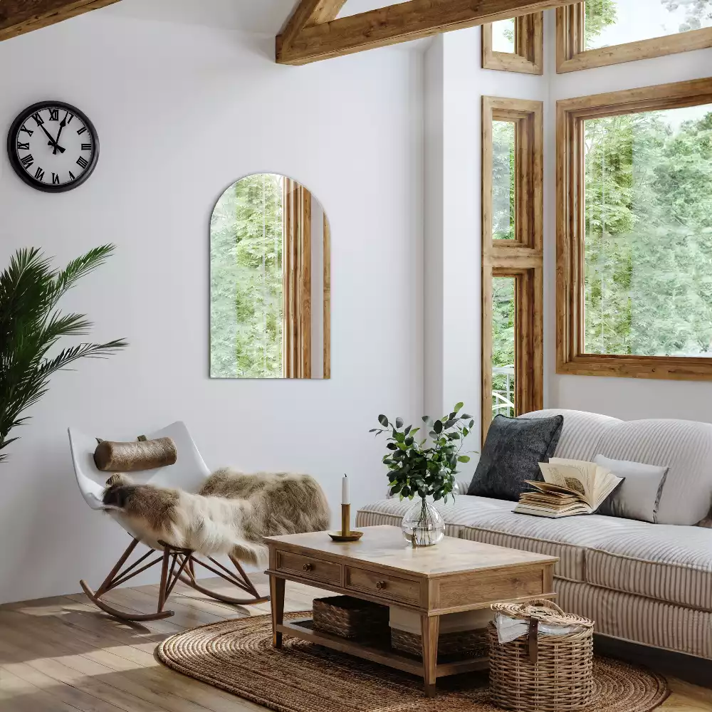 Espelho arco suspenso decorativo