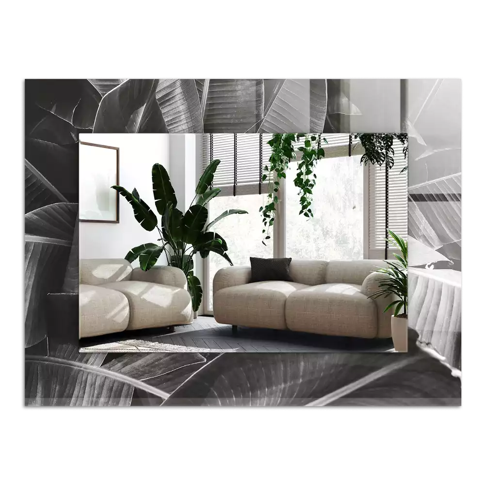 Espelho decorativo Folhas de bananeira