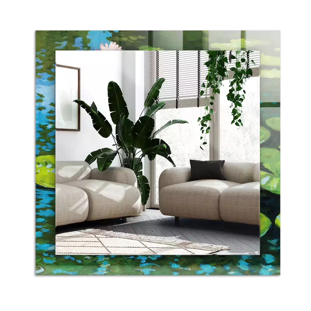 Espelho decorativo Lagoa de nenúfares