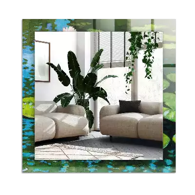 Espelho decorativo Lagoa de nenúfares