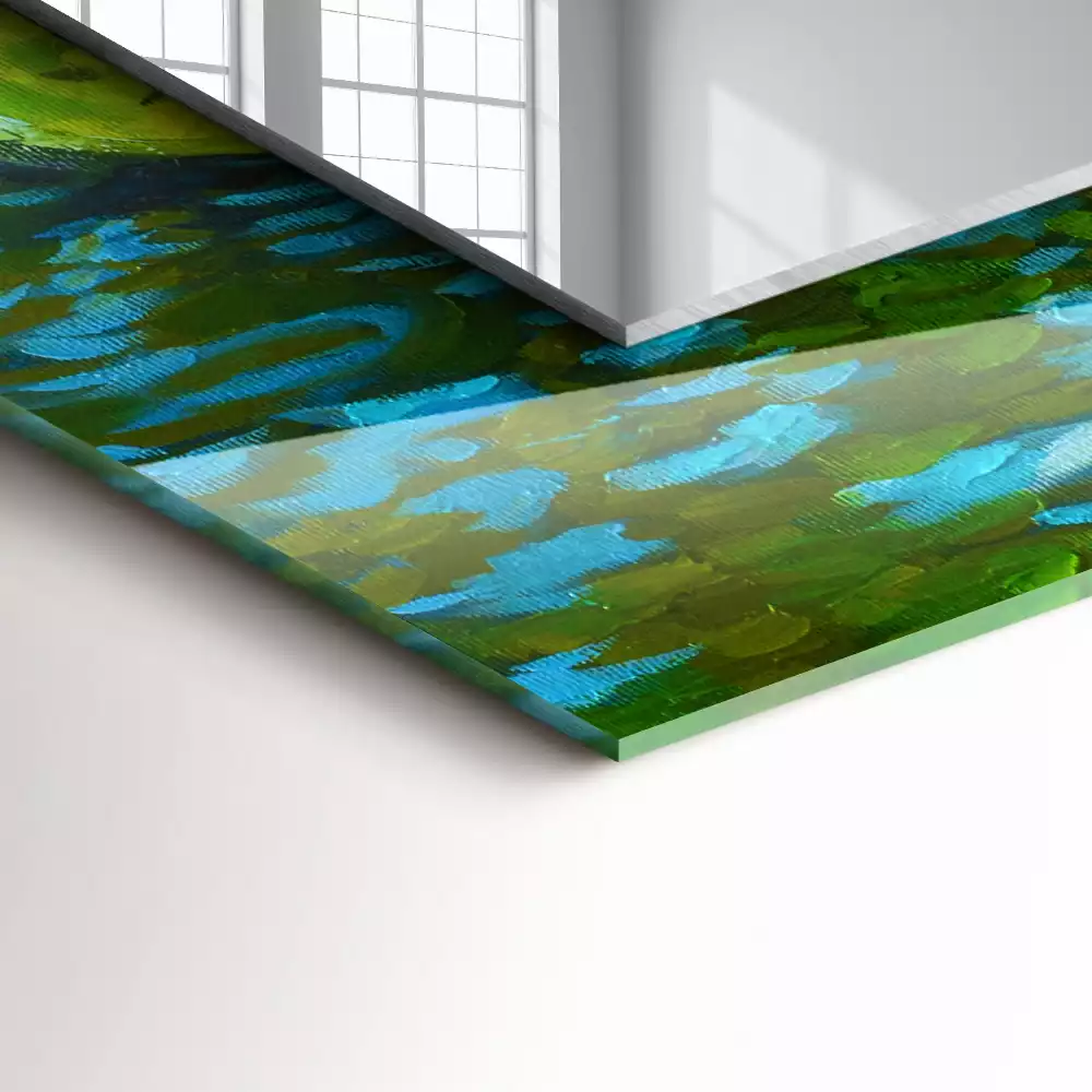 Espelho decorativo Lagoa de nenúfares