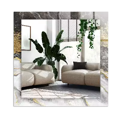 Espelho decorado Veios de mármore abstratos