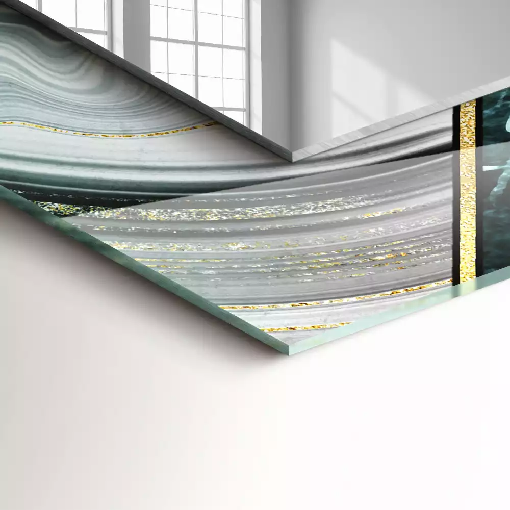 Espelho decorativo Padrões geométricos abstratos