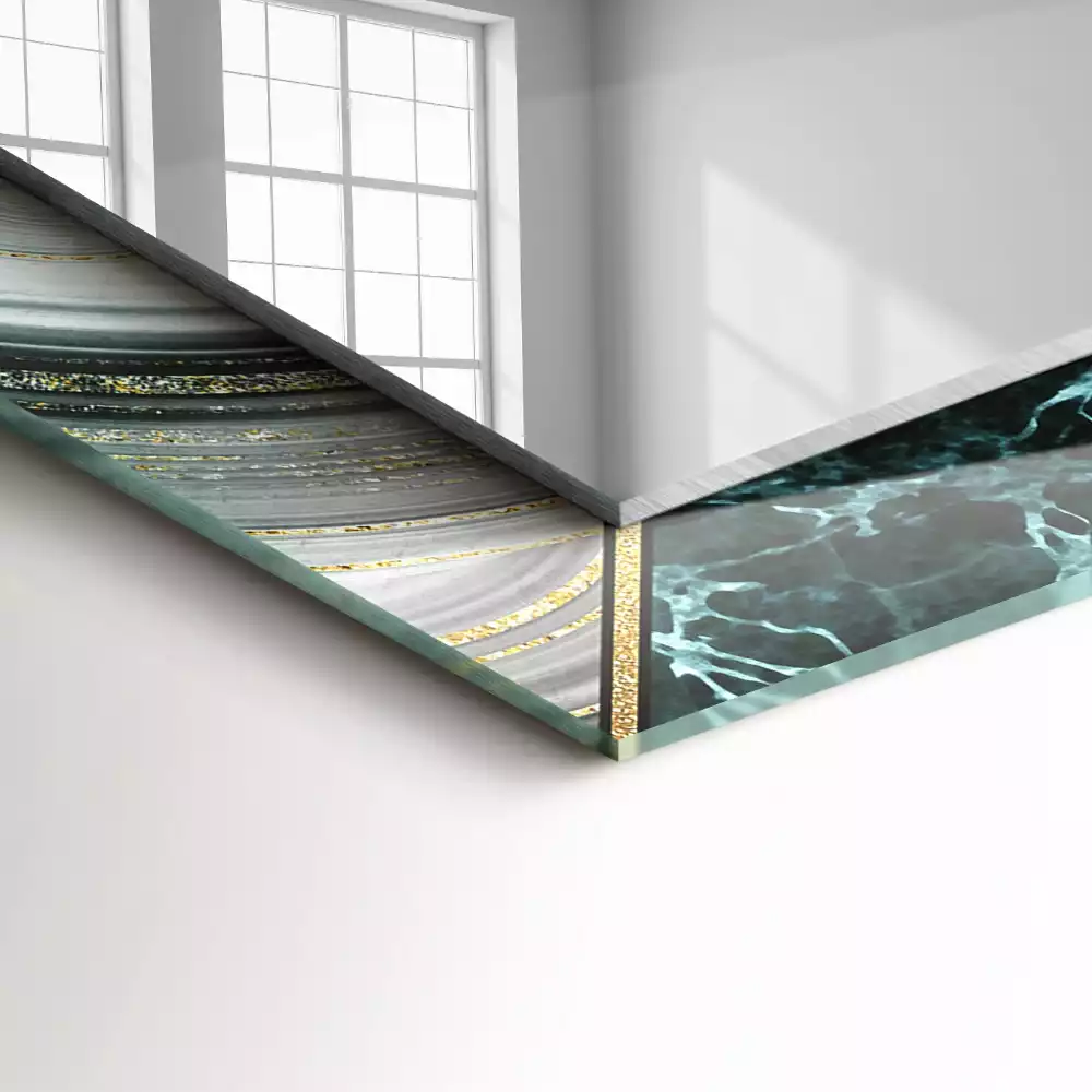 Espelho decorativo Padrões geométricos abstratos