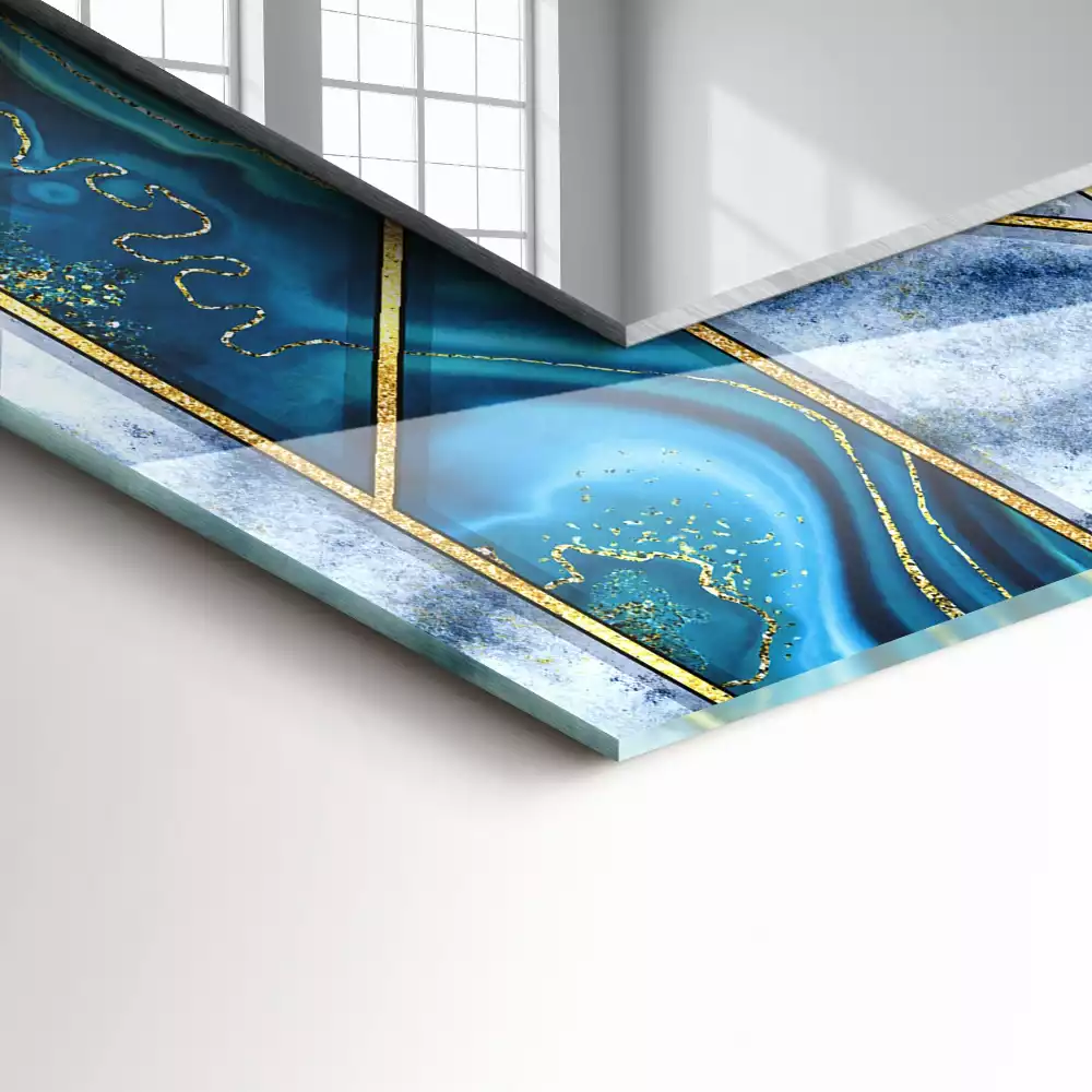 Espelho decorativo Mosaico geométrico abstrato