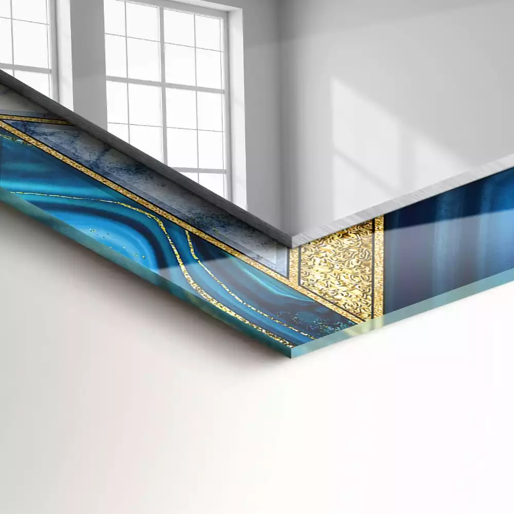 Espelho decorativo Mosaico geométrico abstrato