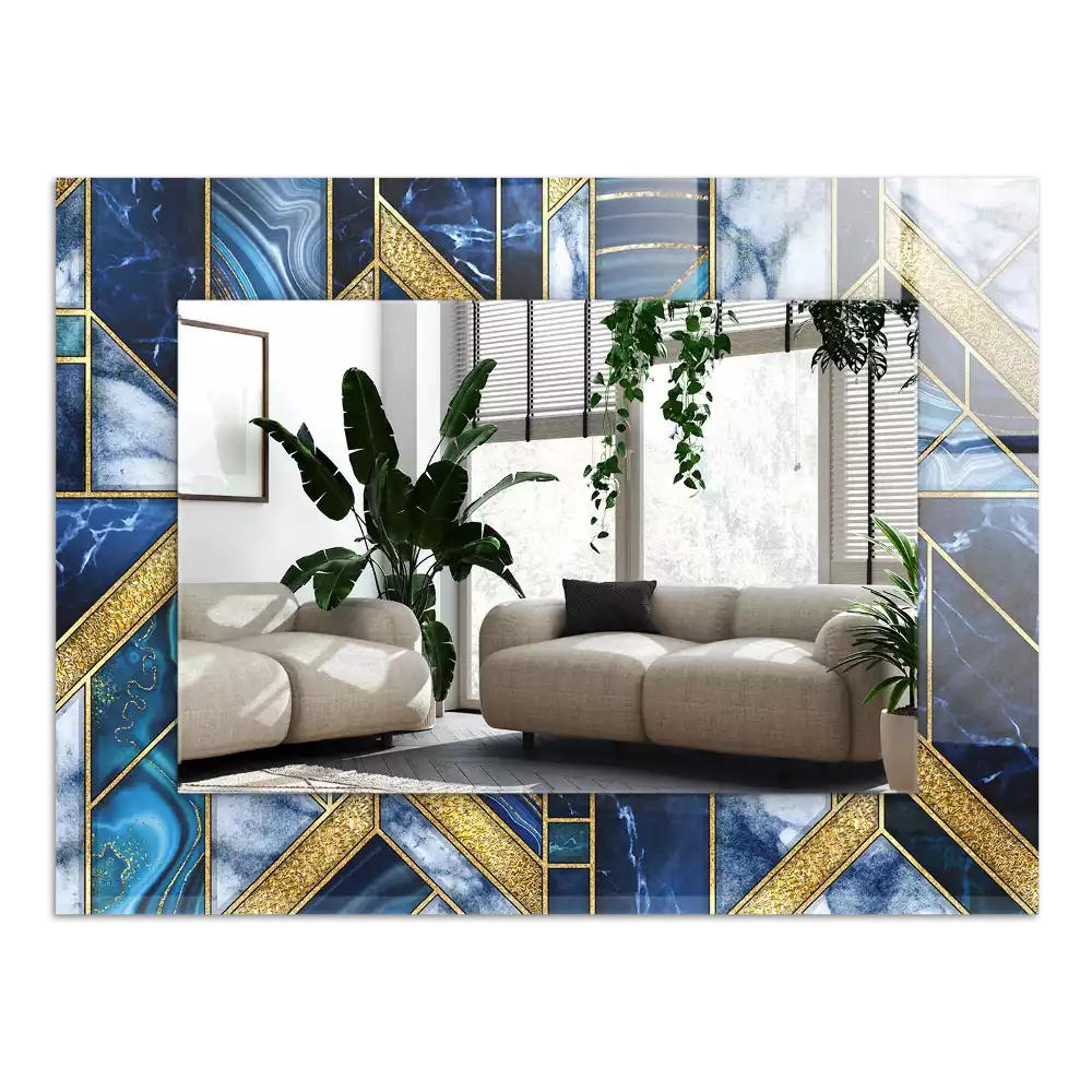 Espelho decorativo Mosaico geométrico abstrato