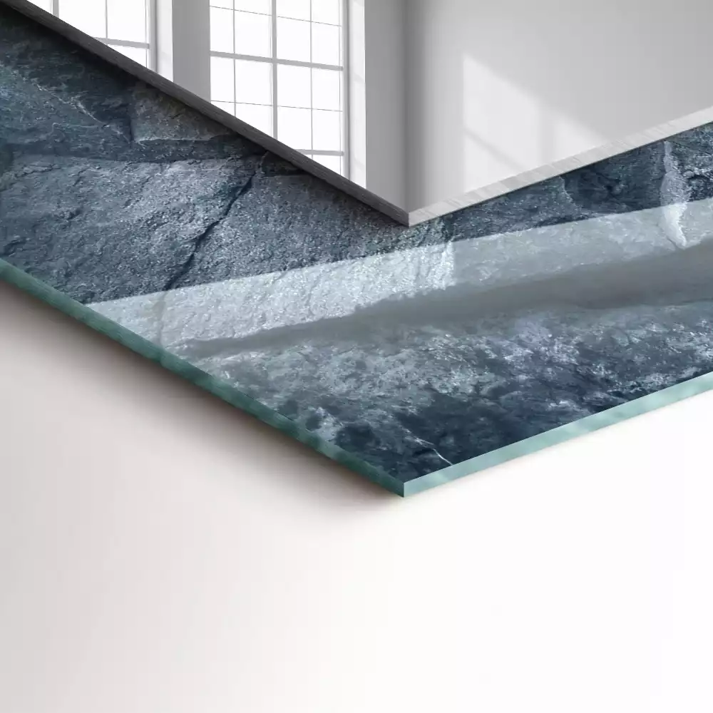 Espelho decorativo Textura de pedra