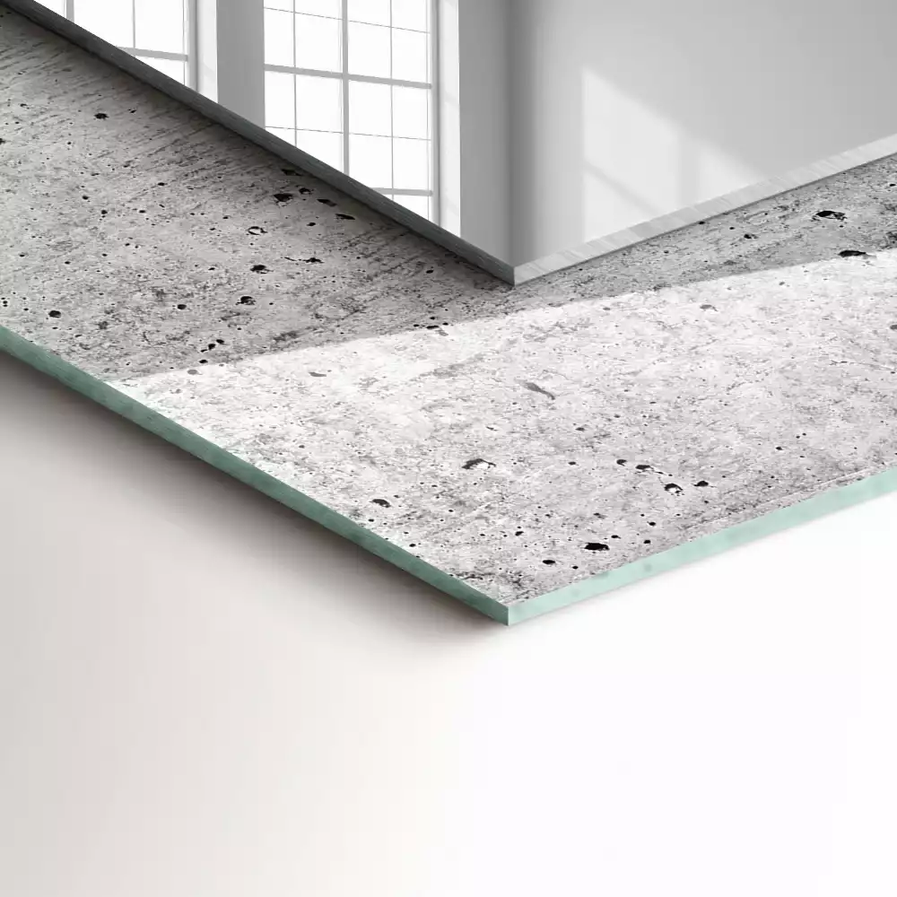 Espelho decorado Textura de parede de concreto