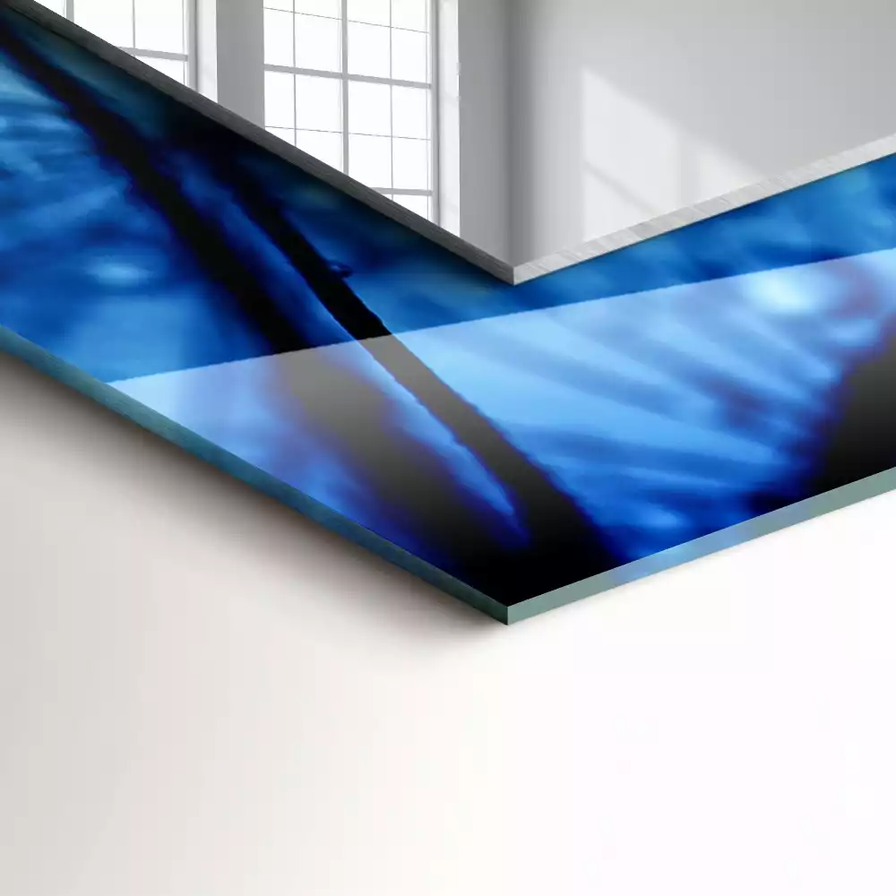 Espelho decorado Gotas em dentes-de-leão