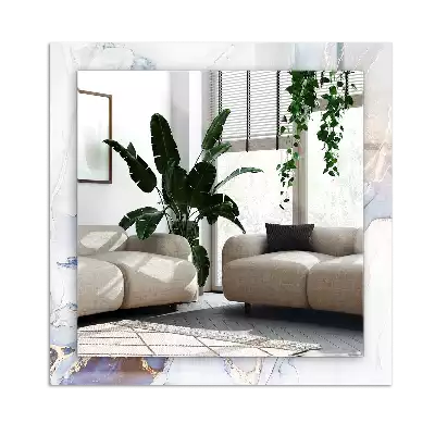 Espelho decorativo Arte abstrata em mármore