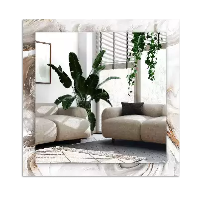 Espelho decorativo Padrão abstrato de mármore