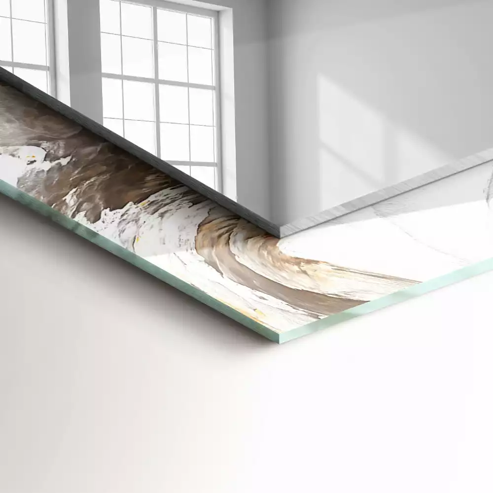 Espelho decorativo Padrão abstrato de mármore