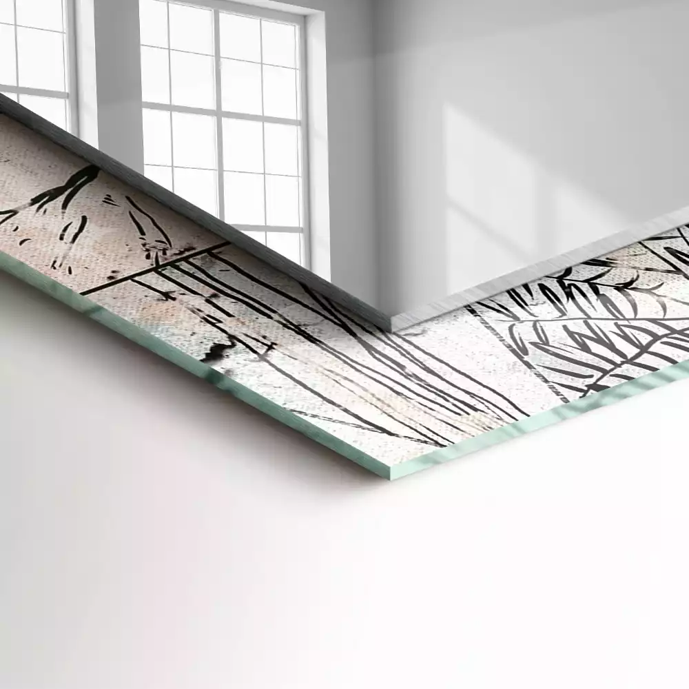 Espelho decorativo Plantas de veado-raposa