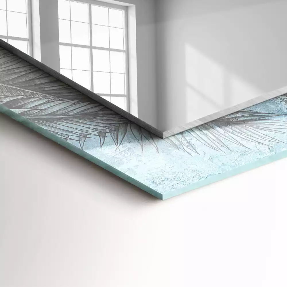 Espelho decorado Plantas pastel