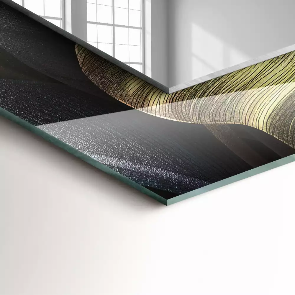 Espelho decorativo Folhas coloridas de plantas