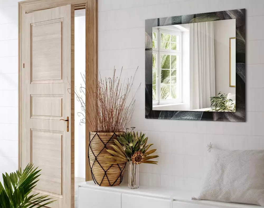 Espelho decorativo Folhas coloridas de plantas