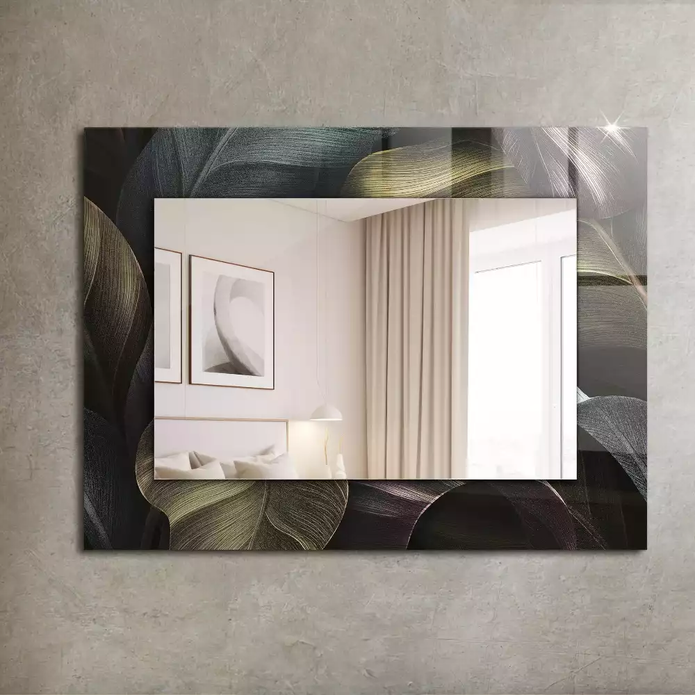 Espelho decorativo Folhas coloridas de plantas