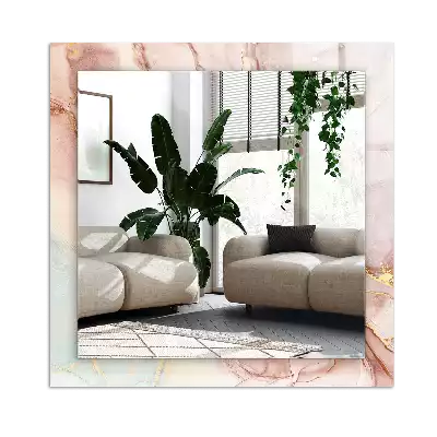 Espelho decorativo Arte abstrata em aquarela