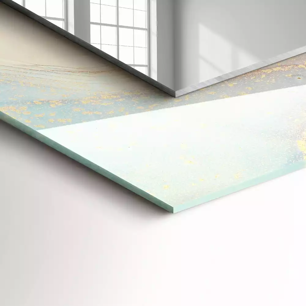 Espelho decorativo Arte abstrata em aquarela