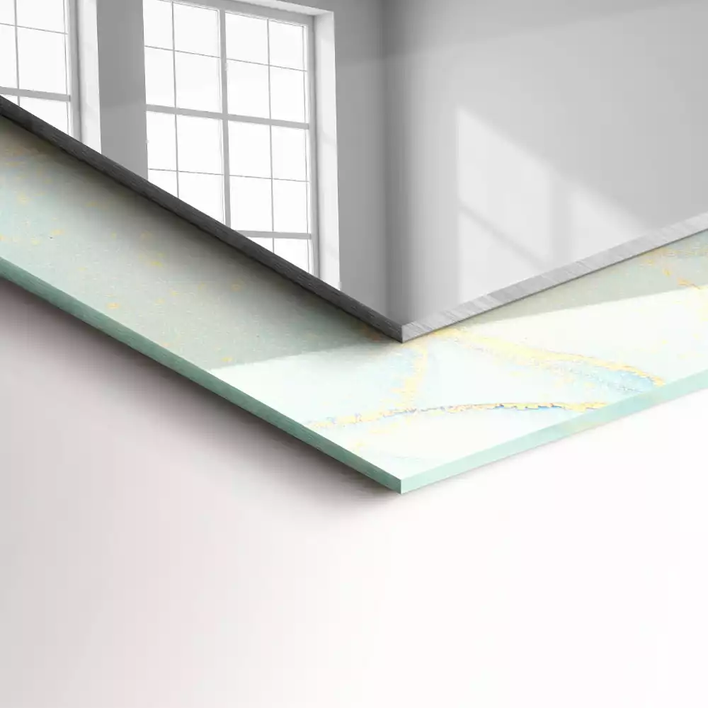 Espelho decorativo Arte abstrata em aquarela