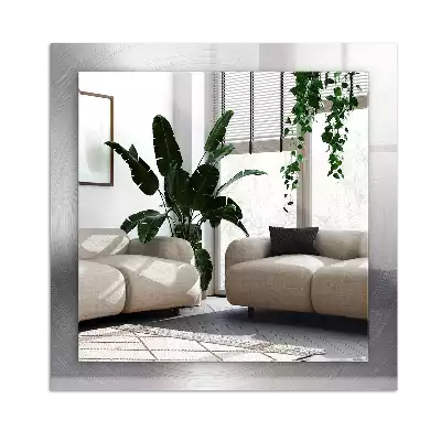 Espelho decorativo Superfície metálica redonda