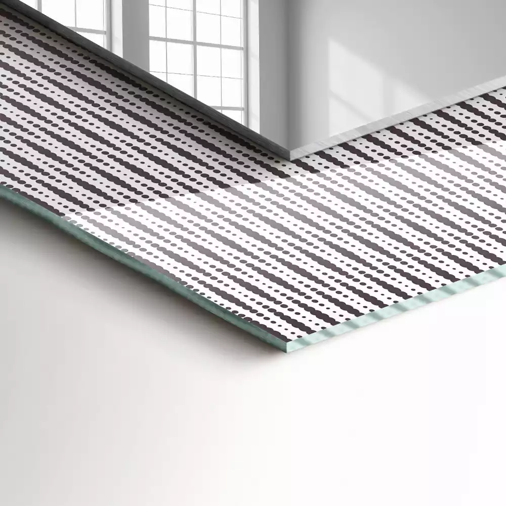 Espelho decorativo Padrão de tecido têxtil