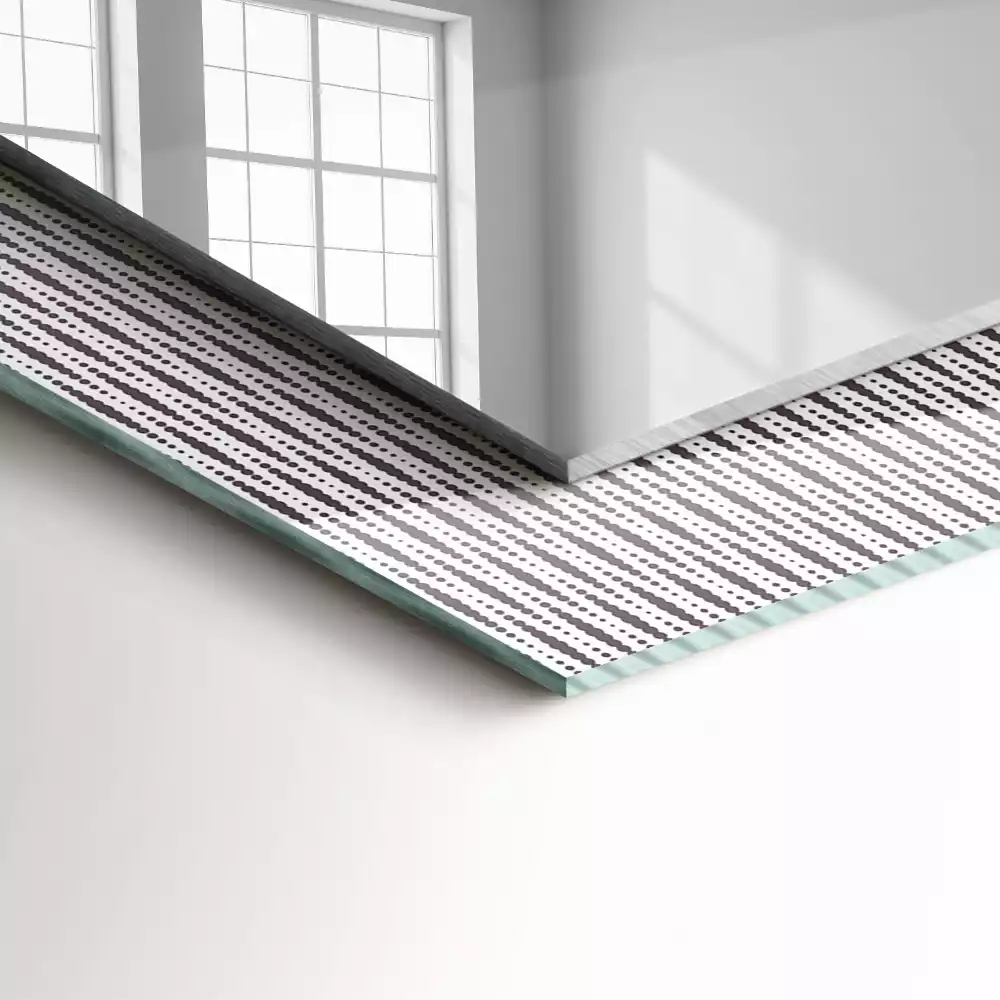 Espelho decorativo Padrão de tecido têxtil