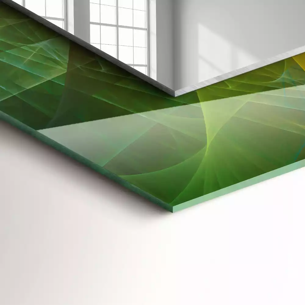 Espelho decorado Espiral abstrata colorida