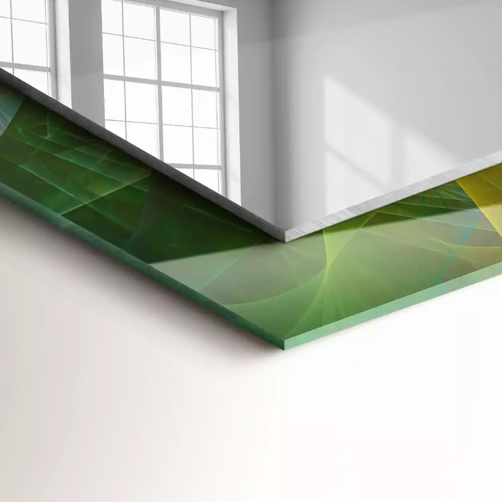 Espelho decorado Espiral abstrata colorida