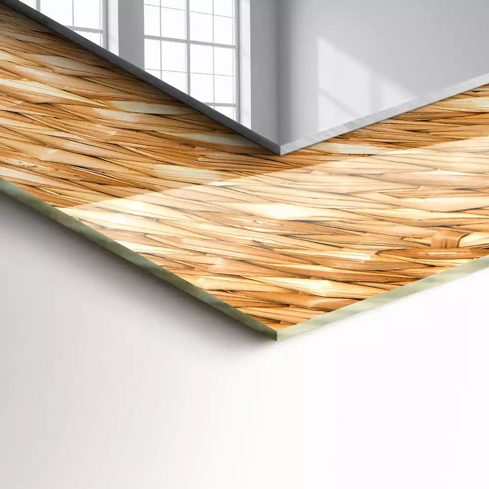 Espelho com moldura decorada Acácia