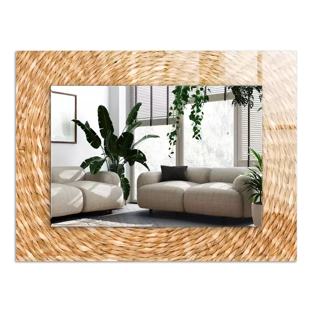 Espelho com moldura decorada Acácia