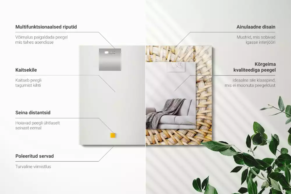 Espelho decorativo Acácia