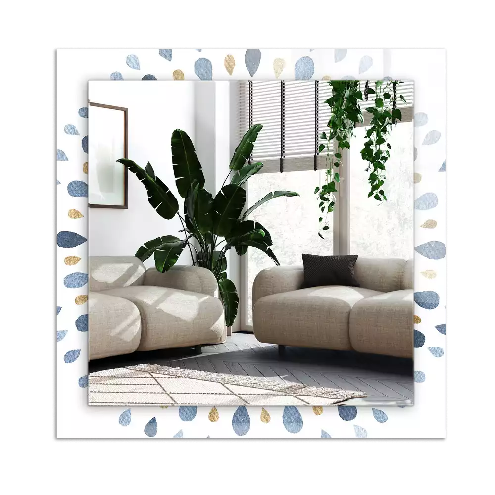 Espelho decorativo Padrão de mandala abstrata