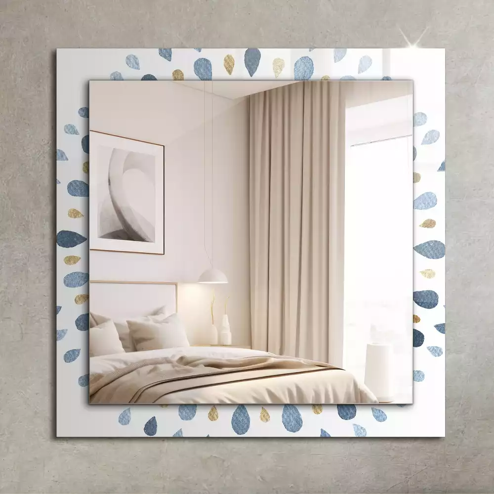 Espelho decorativo Padrão de mandala abstrata