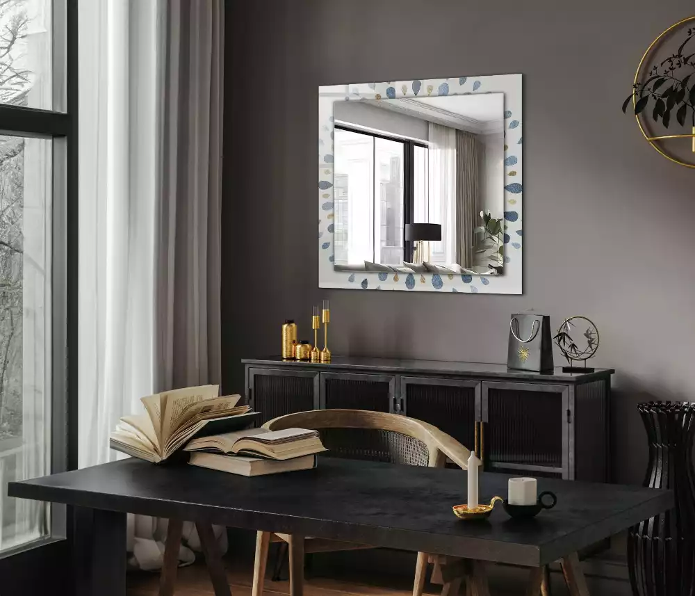 Espelho decorativo Padrão de mandala abstrata