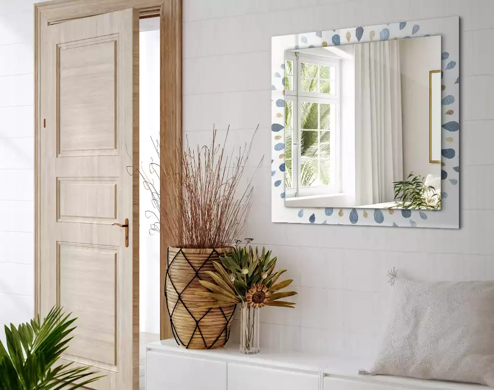 Espelho decorativo Padrão de mandala abstrata